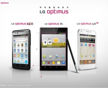 LG Optimus 3개 브랜드 통합 마케팅